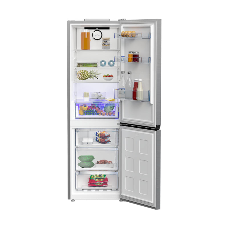 Beko Digital Refrigerator No Frost 2 Doors 316 Liter Silver RCNE367E30ZXB. Beko Digital Refrigerator No Frost 2 Doors 316 Liter Silver RCNE367E30ZXB.